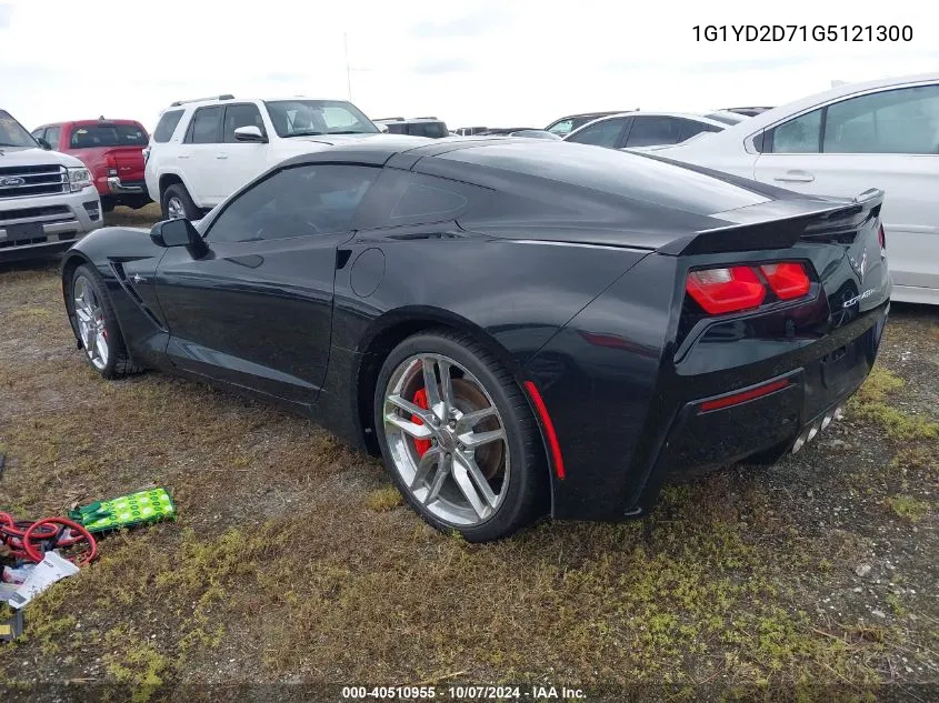 2016 Chevrolet Corvette Stingray VIN: 1G1YD2D71G5121300 Lot: 40510955