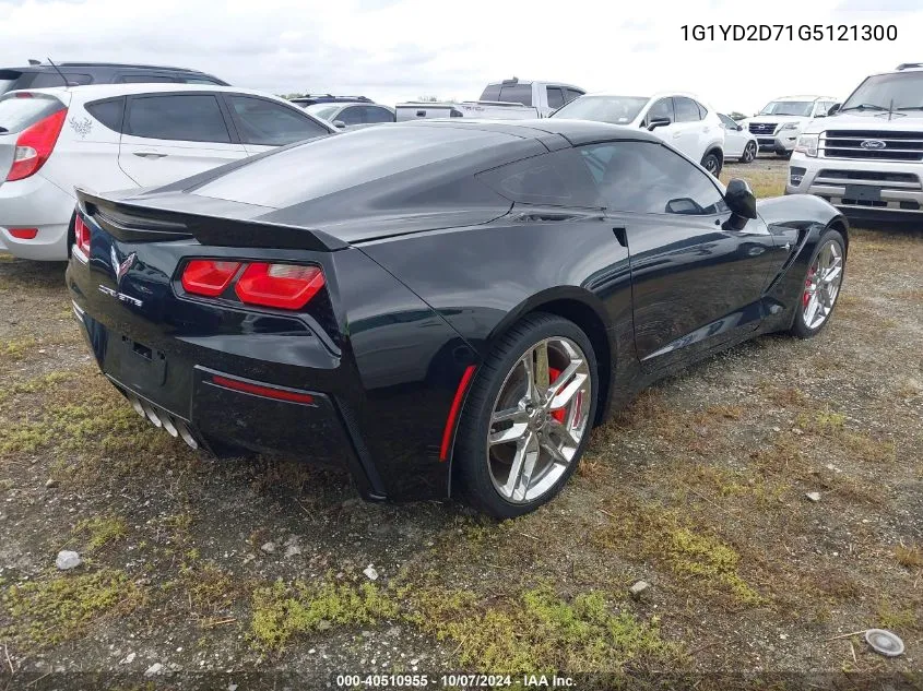 2016 Chevrolet Corvette Stingray VIN: 1G1YD2D71G5121300 Lot: 40510955