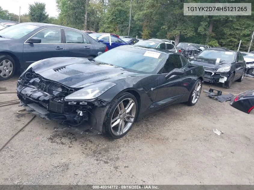 1G1YK2D74H5121265 2017 Chevrolet Corvette Stingray Z51