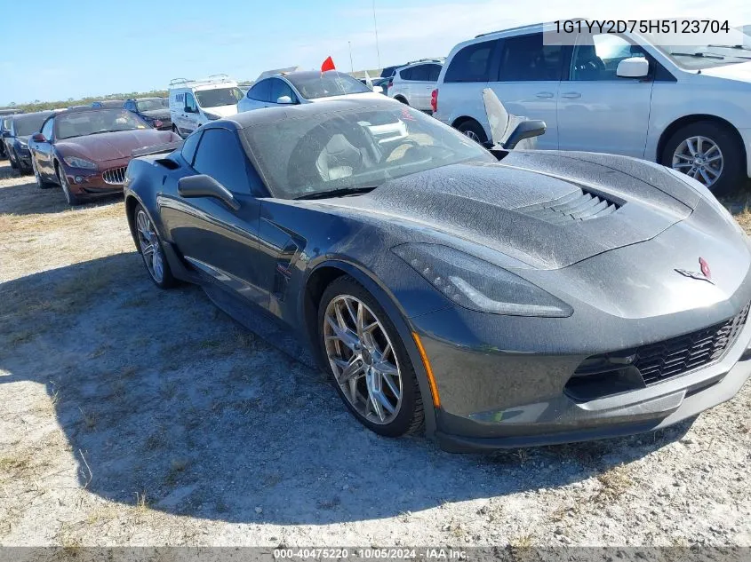 2017 Chevrolet Corvette Grand Sport 2Lt VIN: 1G1YY2D75H5123704 Lot: 40475220