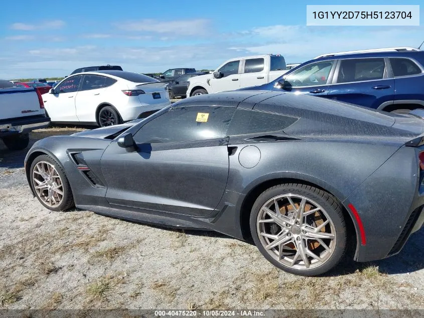 2017 Chevrolet Corvette Grand Sport 2Lt VIN: 1G1YY2D75H5123704 Lot: 40475220