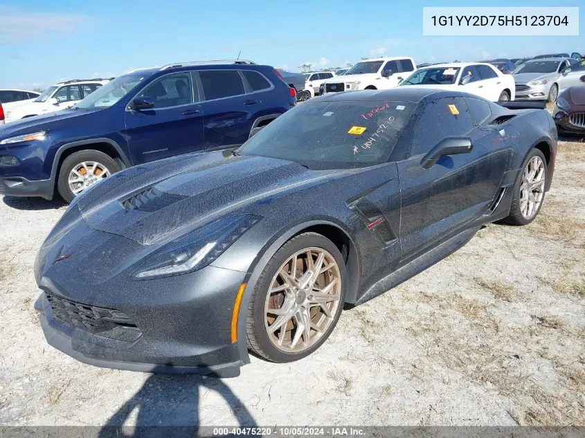 2017 Chevrolet Corvette Grand Sport 2Lt VIN: 1G1YY2D75H5123704 Lot: 40475220