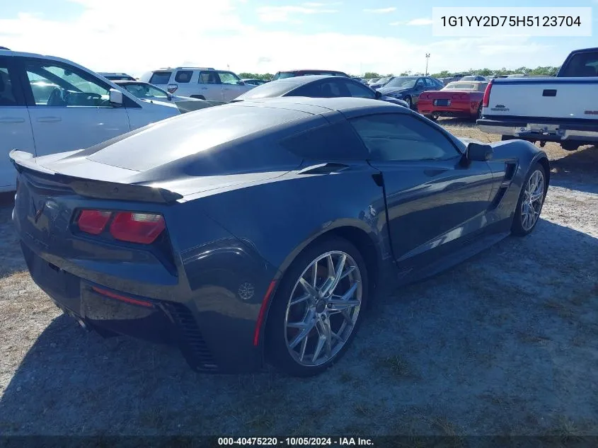 2017 Chevrolet Corvette Grand Sport 2Lt VIN: 1G1YY2D75H5123704 Lot: 40475220