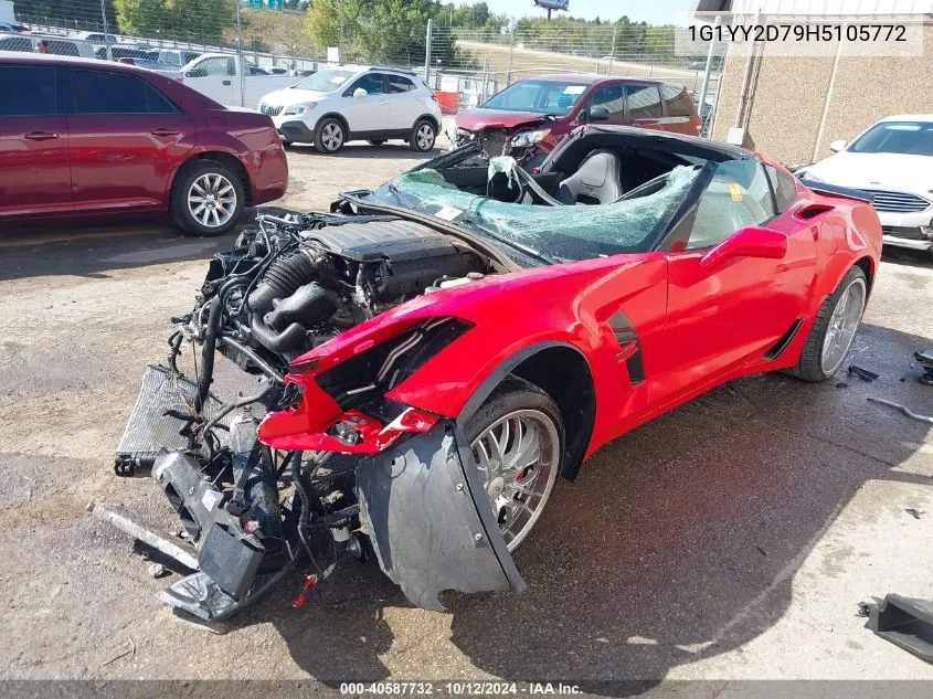 2017 Chevrolet Corvette Grand Sport 2Lt VIN: 1G1YY2D79H5105772 Lot: 40587732