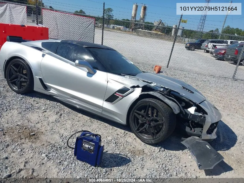 2017 Chevrolet Corvette Grand Sport VIN: 1G1YY2D79H5121664 Lot: 40684051