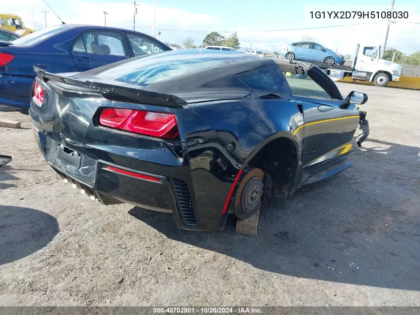 2017 Chevrolet Corvette Grand Sport VIN: 1G1YX2D79H5108030 Lot: 40702801