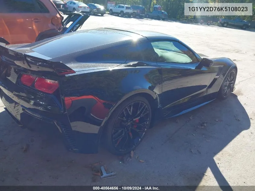 2019 Chevrolet Corvette Grand Sport VIN: 1G1YY2D76K5108023 Lot: 40564656