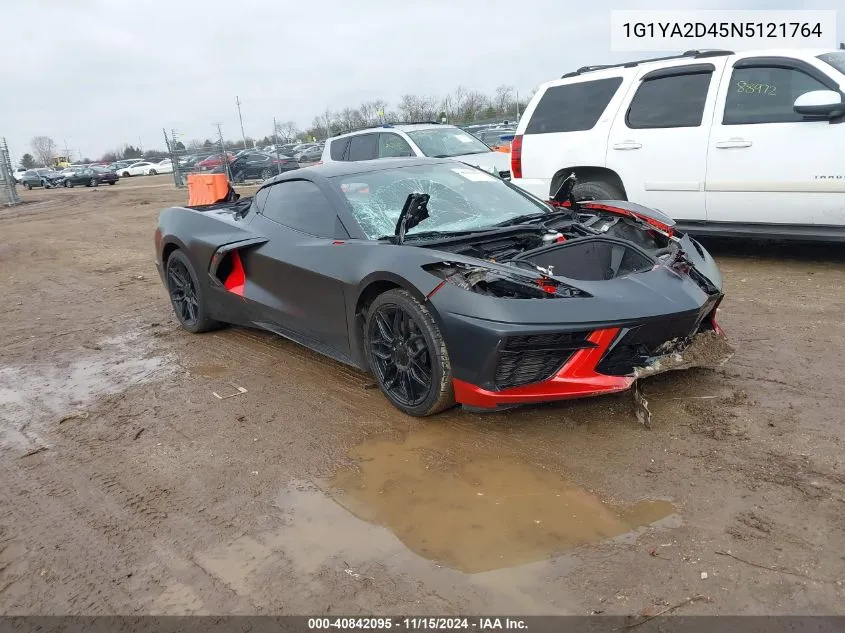 2022 Chevrolet Corvette Stingray Rwd 1Lt VIN: 1G1YA2D45N5121764 Lot: 40842095