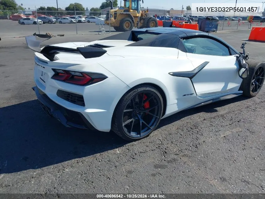 2023 Chevrolet Corvette Z06 Rwd 2Lz VIN: 1G1YE3D32P5601457 Lot: 40696542