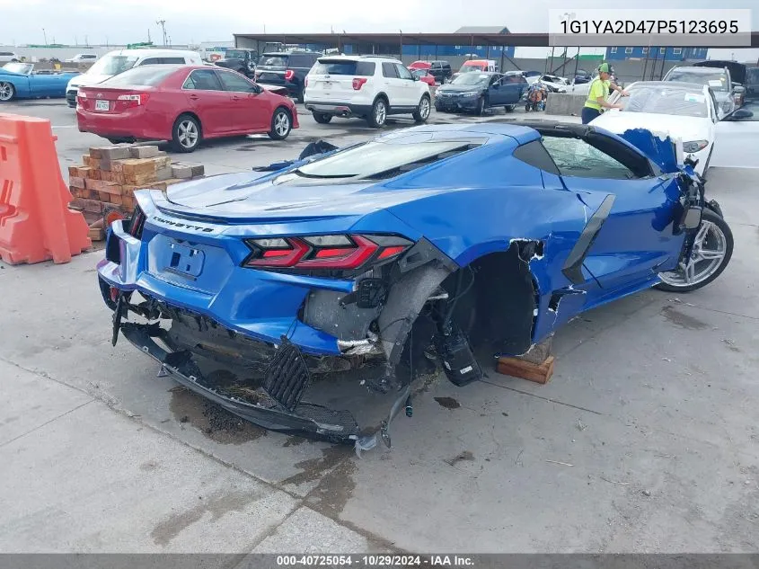 2023 Chevrolet Corvette Stingray Rwd 1Lt VIN: 1G1YA2D47P5123695 Lot: 40725054