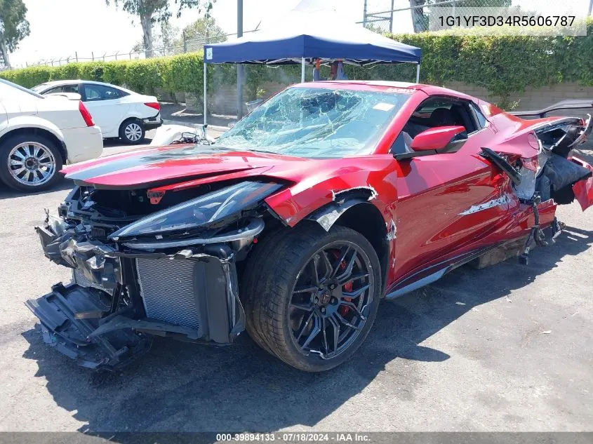 2024 Chevrolet Corvette Z06 Rwd 3Lz VIN: 1G1YF3D34R5606787 Lot: 39894133