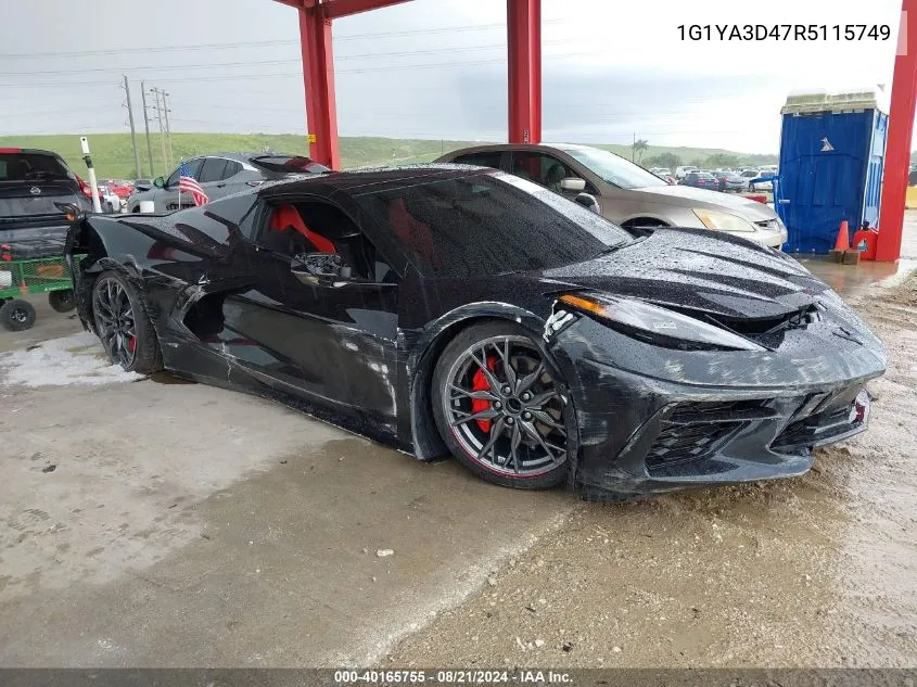 1G1YA3D47R5115749 2024 Chevrolet Corvette Stingray 1Lt