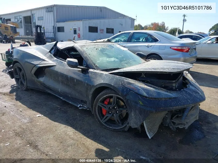 1G1YC3D46R5101786 2024 Chevrolet Corvette Stingray Rwd 3Lt