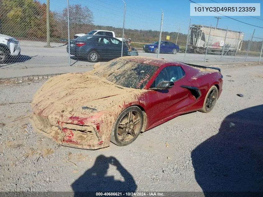 2024 Chevrolet Corvette Stingray 3Lt VIN: 1G1YC3D49R5123359 Lot: 40686621