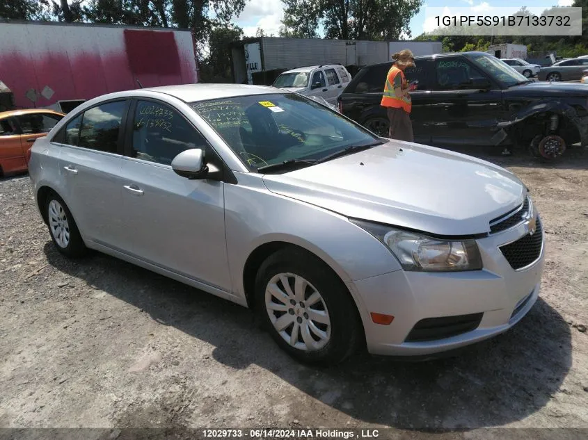 2011 Chevrolet Cruze Lt VIN: 1G1PF5S91B7133732 Lot: 12029733