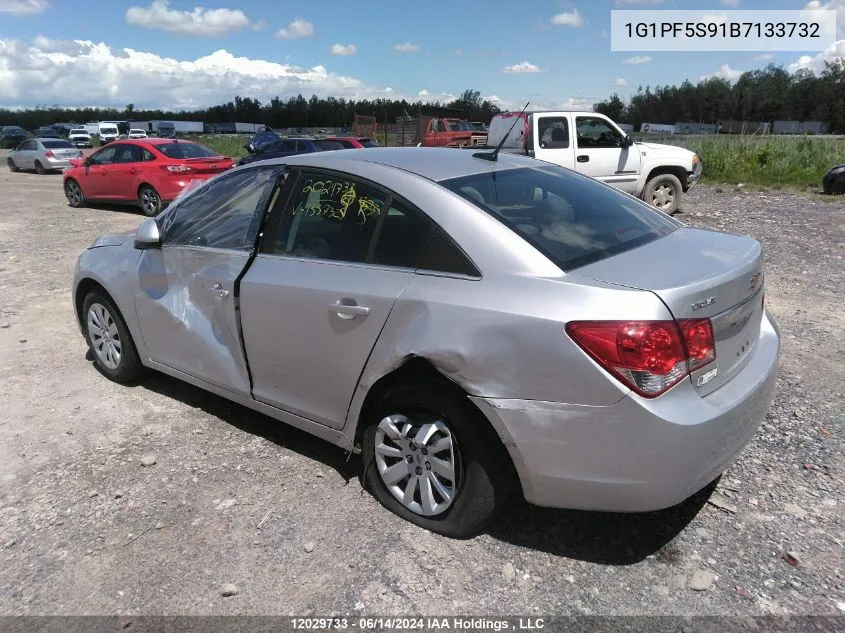 2011 Chevrolet Cruze Lt VIN: 1G1PF5S91B7133732 Lot: 12029733