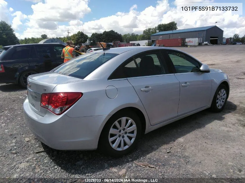 2011 Chevrolet Cruze Lt VIN: 1G1PF5S91B7133732 Lot: 12029733