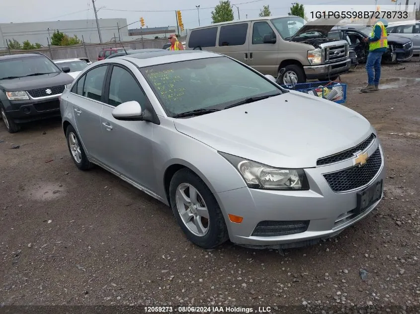 1G1PG5S98B7278733 2011 Chevrolet Cruze