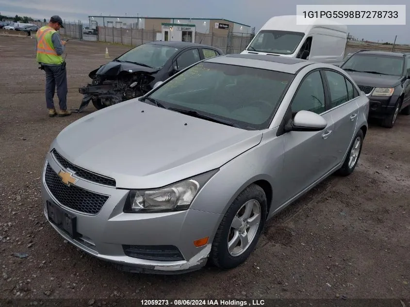 1G1PG5S98B7278733 2011 Chevrolet Cruze