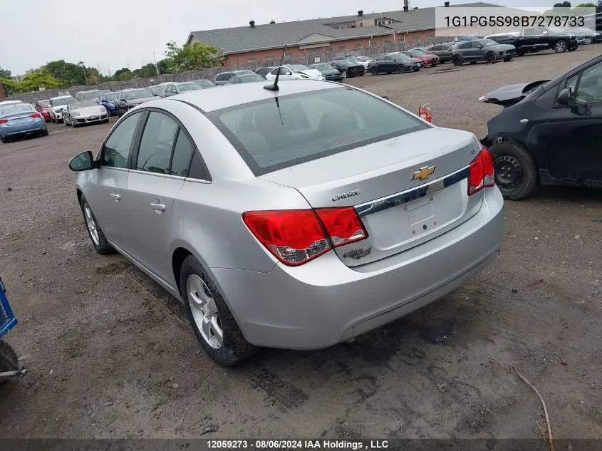 1G1PG5S98B7278733 2011 Chevrolet Cruze