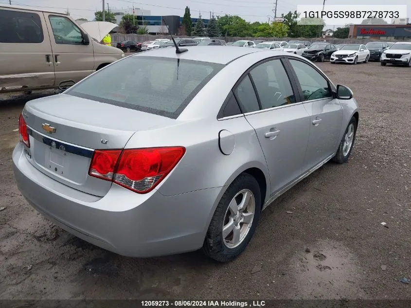 1G1PG5S98B7278733 2011 Chevrolet Cruze