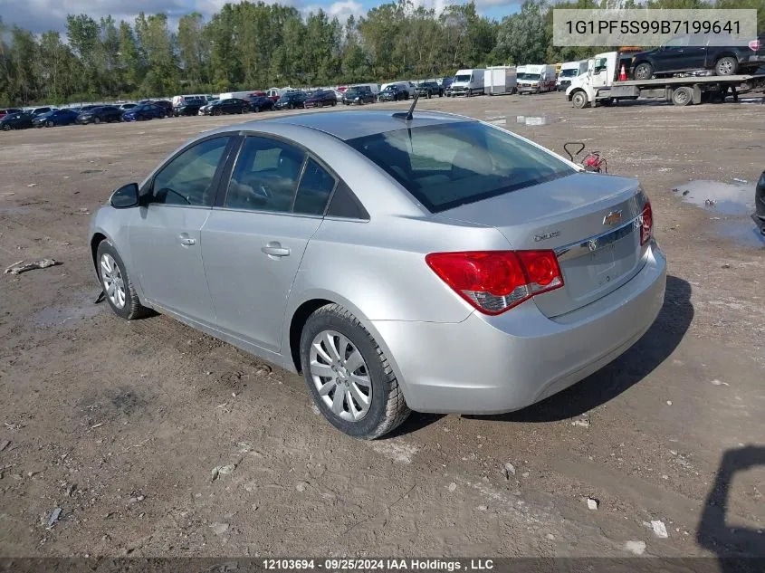 2011 Chevrolet Cruze VIN: 1G1PF5S99B7199641 Lot: 12103694