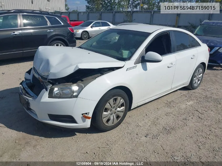 1G1PF5S94B7159015 2011 Chevrolet Cruze