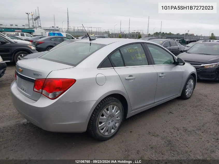 1G1PA5SH1B7272023 2011 Chevrolet Cruze