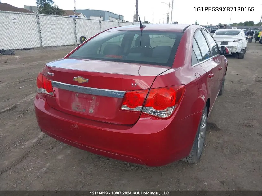 2011 Chevrolet Cruze Lt VIN: 1G1PF5S9XB7130165 Lot: 12116899