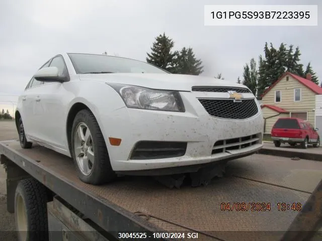 1G1PG5S93B7223395 2011 Chevrolet Cruze Lt