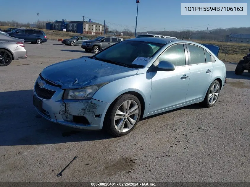 2011 Chevrolet Cruze Ltz VIN: 1G1PH5S94B7106163 Lot: 38826481