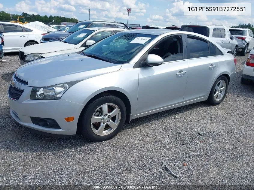 1G1PF5S91B7272551 2011 Chevrolet Cruze 1Lt