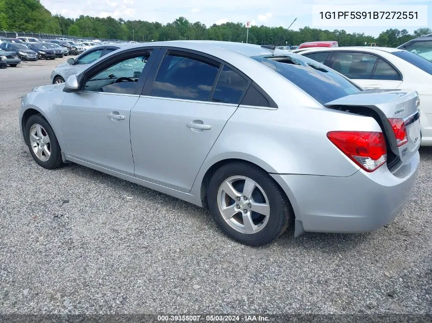 1G1PF5S91B7272551 2011 Chevrolet Cruze 1Lt