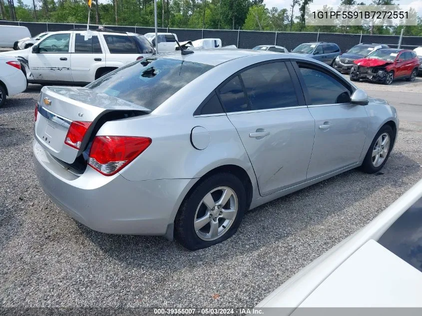 1G1PF5S91B7272551 2011 Chevrolet Cruze 1Lt