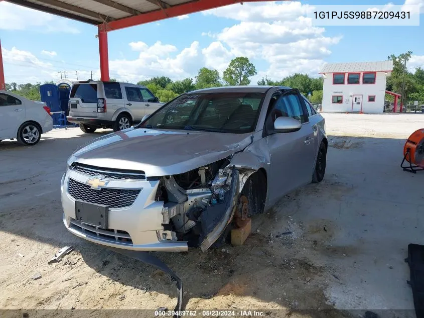 2011 Chevrolet Cruze Eco VIN: 1G1PJ5S98B7209431 Lot: 39489762