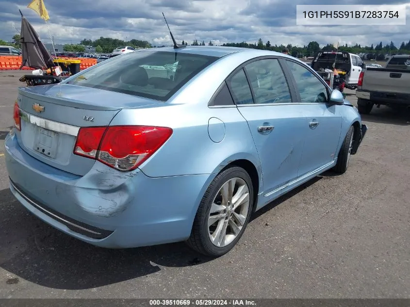 1G1PH5S91B7283754 2011 Chevrolet Cruze Ltz