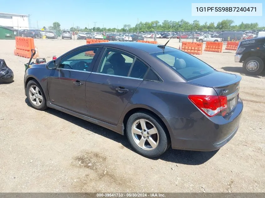 1G1PF5S98B7240471 2011 Chevrolet Cruze 1Lt