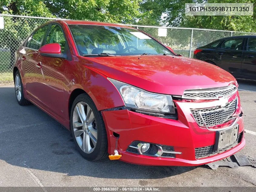 1G1PH5S99B7171350 2011 Chevrolet Cruze Ltz