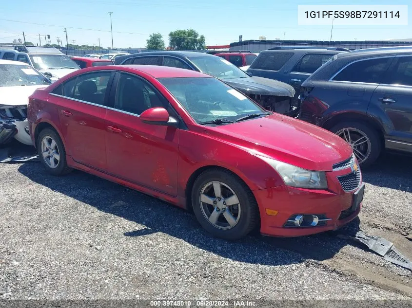 2011 Chevrolet Cruze 1Lt VIN: 1G1PF5S98B7291114 Lot: 39748010