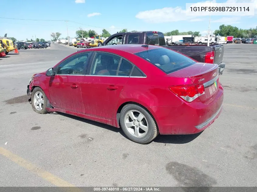 2011 Chevrolet Cruze 1Lt VIN: 1G1PF5S98B7291114 Lot: 39748010