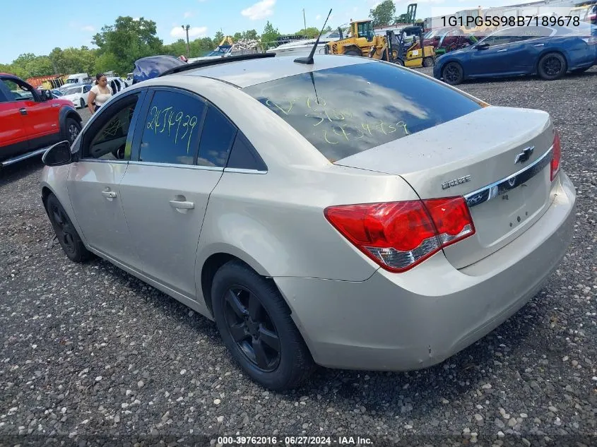 2011 Chevrolet Cruze 2Lt VIN: 1G1PG5S98B7189678 Lot: 39762016