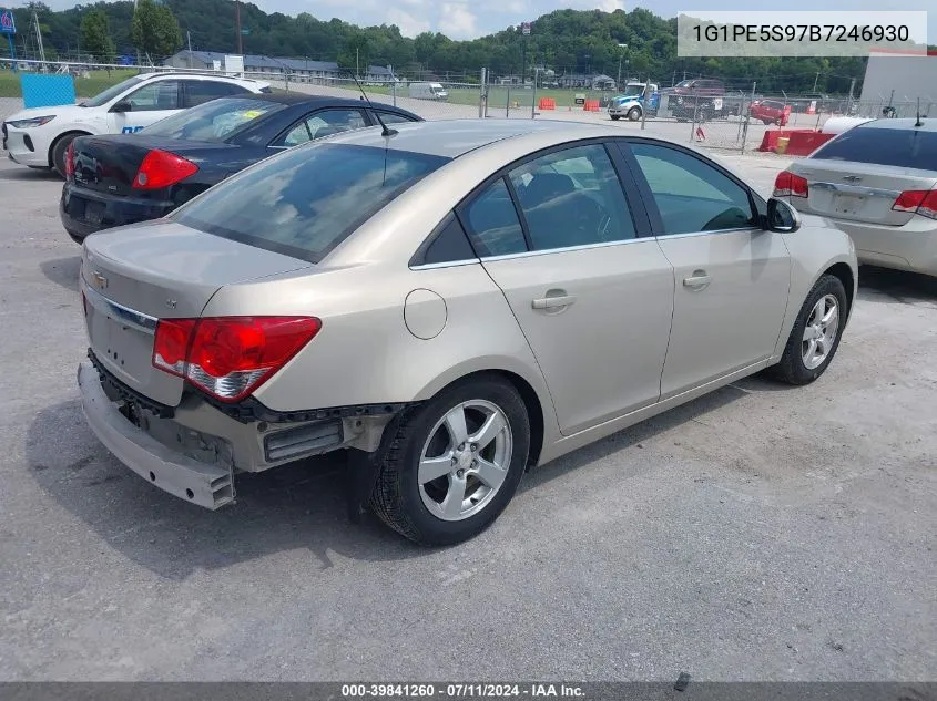 2011 Chevrolet Cruze Lt VIN: 1G1PE5S97B7246930 Lot: 39841260