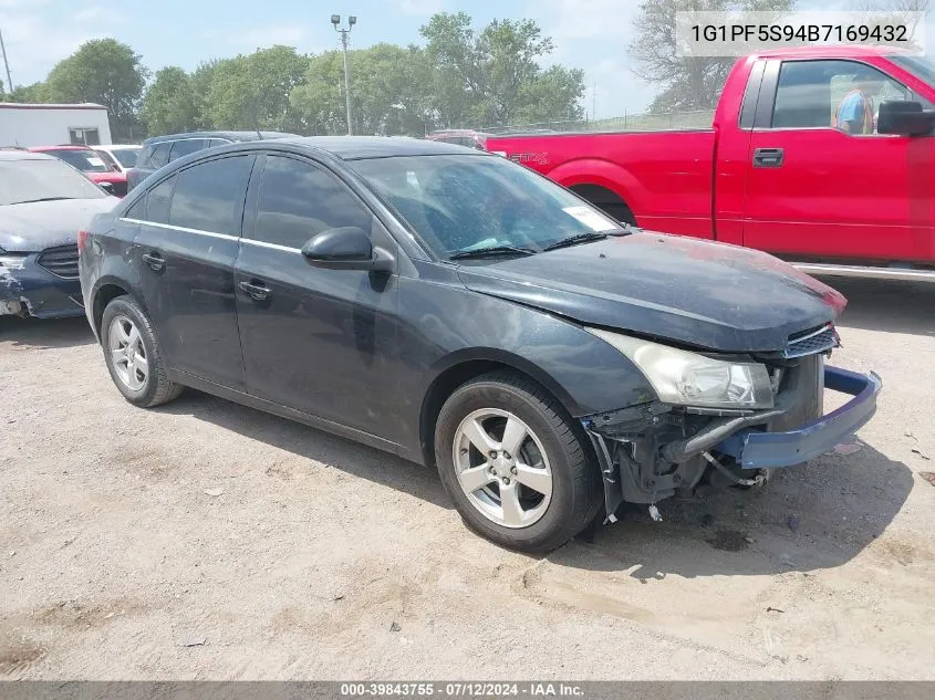 1G1PF5S94B7169432 2011 Chevrolet Cruze 1Lt