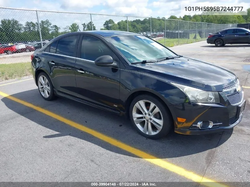 2011 Chevrolet Cruze Ltz VIN: 1G1PH5S95B7244777 Lot: 39904148