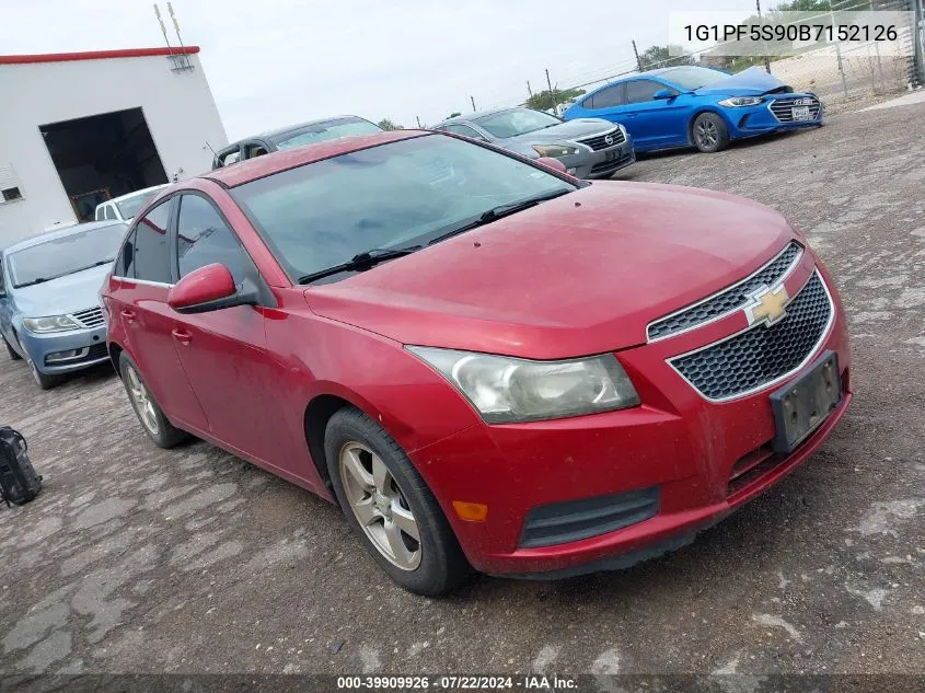 1G1PF5S90B7152126 2011 Chevrolet Cruze 1Lt