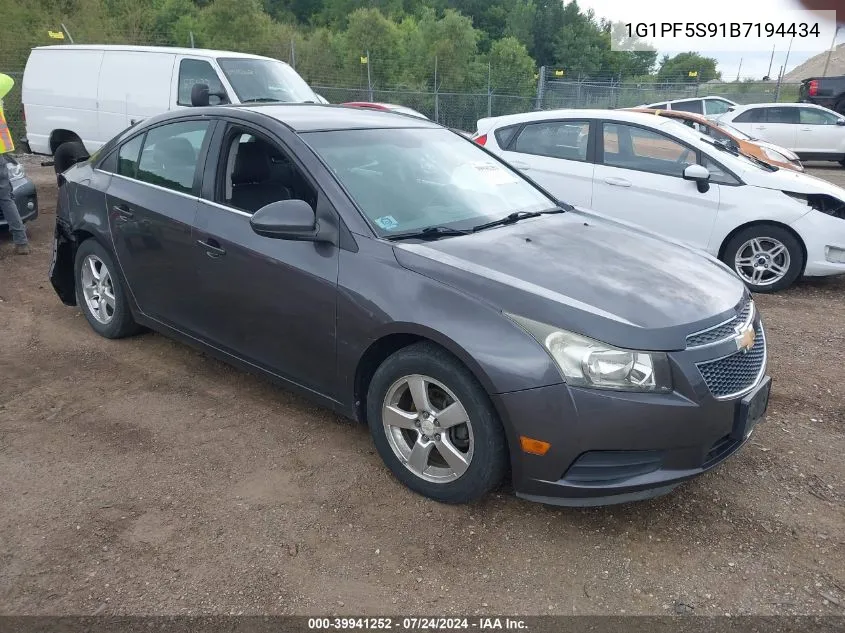 1G1PF5S91B7194434 2011 Chevrolet Cruze 1Lt