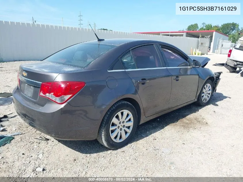 2011 Chevrolet Cruze Ls VIN: 1G1PC5SH3B7161029 Lot: 40008870