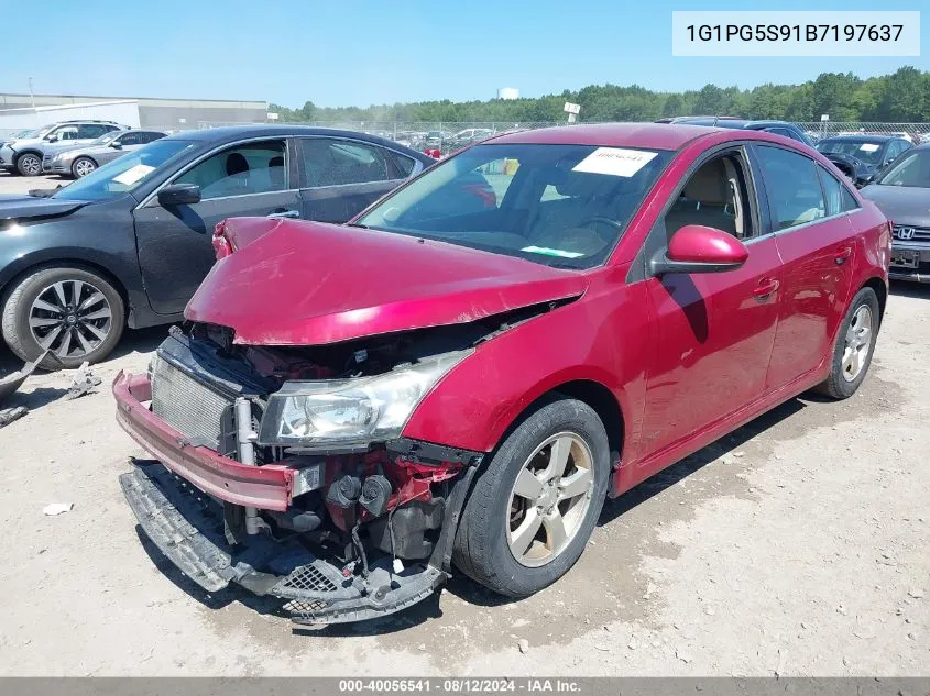 1G1PG5S91B7197637 2011 Chevrolet Cruze 2Lt