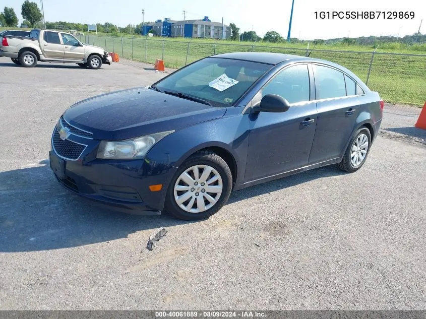 2011 Chevrolet Cruze Ls VIN: 1G1PC5SH8B7129869 Lot: 40061889