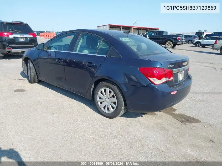 2011 Chevrolet Cruze Ls VIN: 1G1PC5SH8B7129869 Lot: 40061889